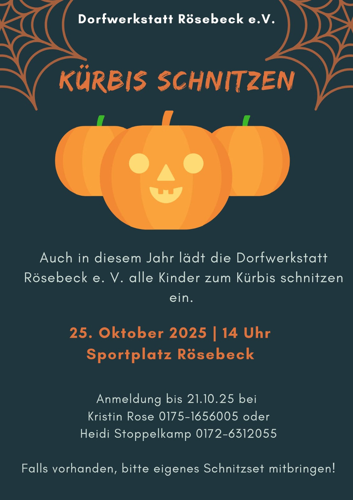 Kürbis schnitzen