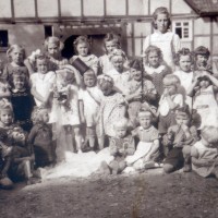 20. August 1941 - "Hochzeit" im Rösebecker Kindergarten zur Entlassung