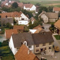 1979 - Kirchturmausblick