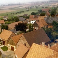 1979 - Kirchturmausblick