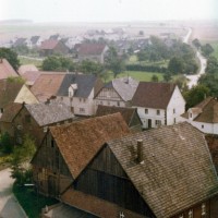 1979 - Kirchturmausblick